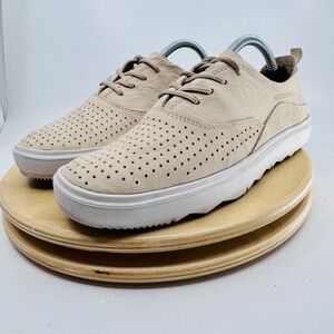 Merrell Around Town Womens 5.5 Beige Leather Casual Oxford Shoes